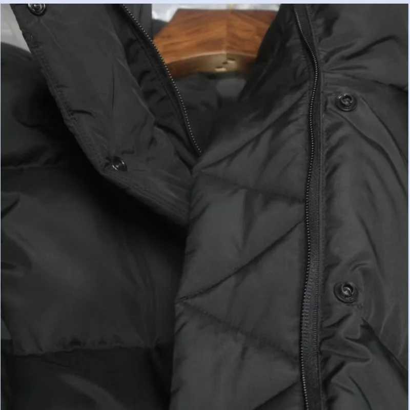 24 year winter new niche 7-color 9-grid long over the knee goose down jacketX241019