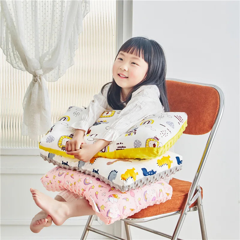 Soft Gauze Baby Pillow Comfortable Doudou velvet pillow For borns Baby Sleep Headrest Breathable Infant Kids Pillow 241008