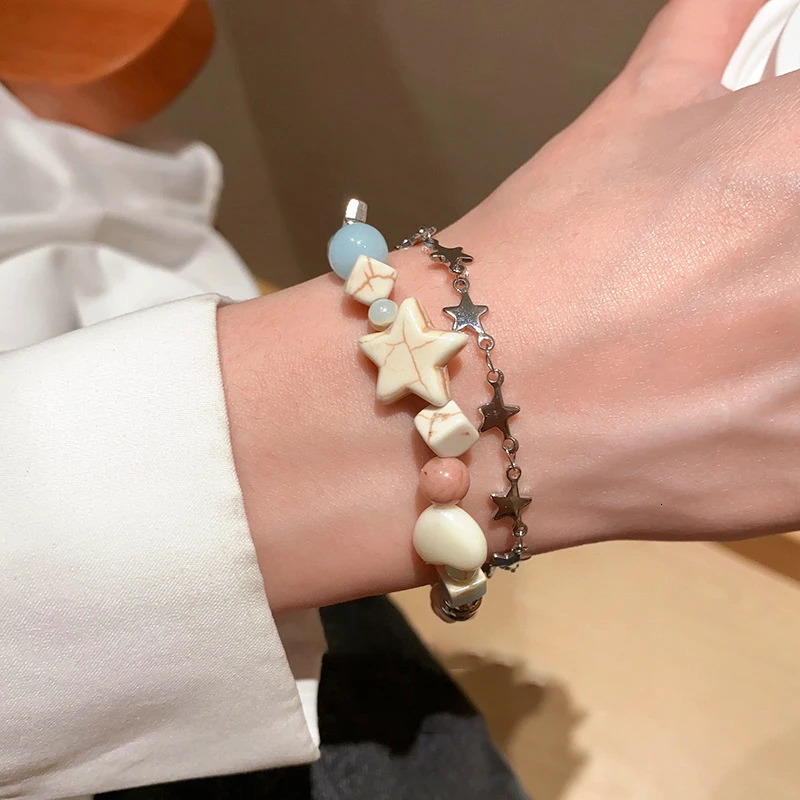 Fashion solar energy system bracelet star moon earth space planet charm bracelet mens bead personalized bracelet 241018