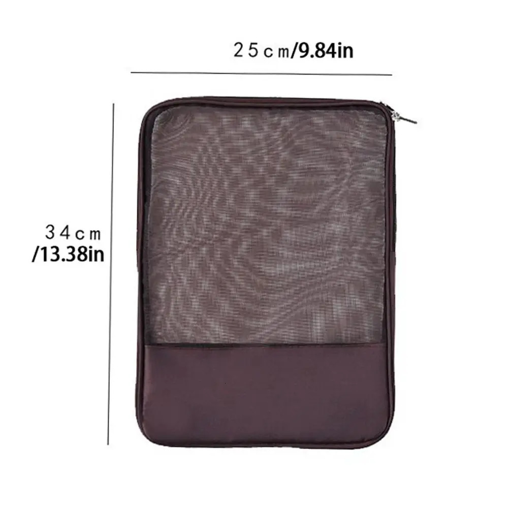 Transparent School Storage Wallet Paper Folder Briefcases Grid File Bag Expanding Document Organiser A4 241019 zhanyishengli