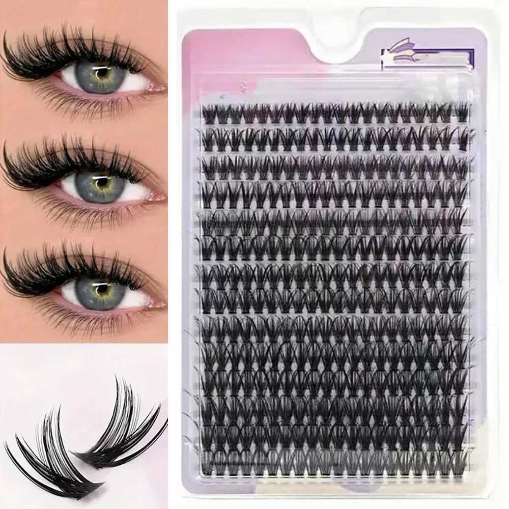14 row large capacity 40D30P50D thick false eyelashes from Europe America AfricaXJ241019