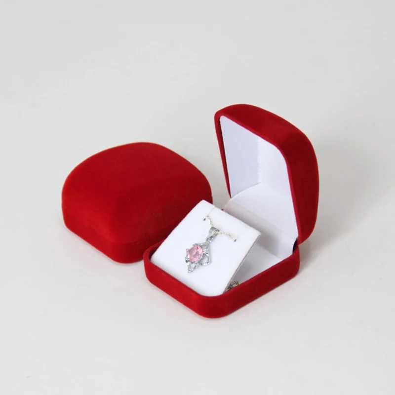 Stud Earrings Storage Box Pendant Earrings Pendant Organizer Box High Velvet Small Necklace Jewelry Display Gift Packaging Box W241019