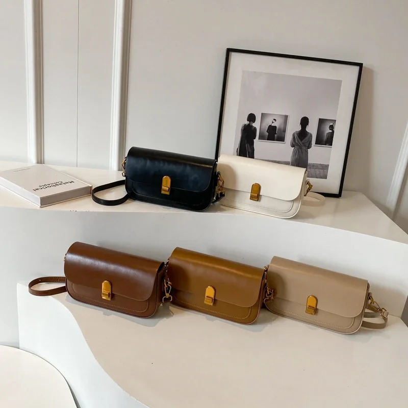 LEFTSIDE Fashion Mini Flip Pu Leather Cross Body Bag for Women Trend er Simple Solid Color Handbags and Wallets 241018