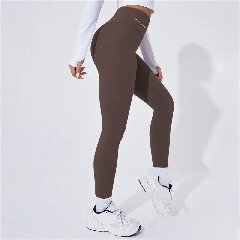 High Waist Yoga Warm Leggins Sports Tights Thermal Woman Running Pants Y Butt Lifting Push Up Panties Gym Fitness 240912 Drop Deliver Othue