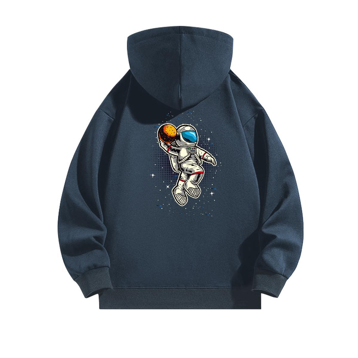 DIY Customized Hoodie For Man Hooded Collar Long Sleeve Cool Design Mens Hoodie Black Oversized Hoody Street Thick Fleece