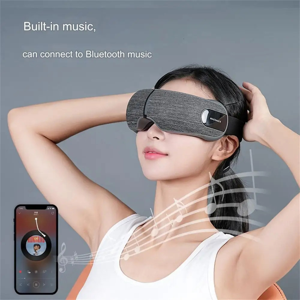 Eye Airbag Vibration Massager Electric Compress Protector Bluetooth Music Sleep Instrument 241008