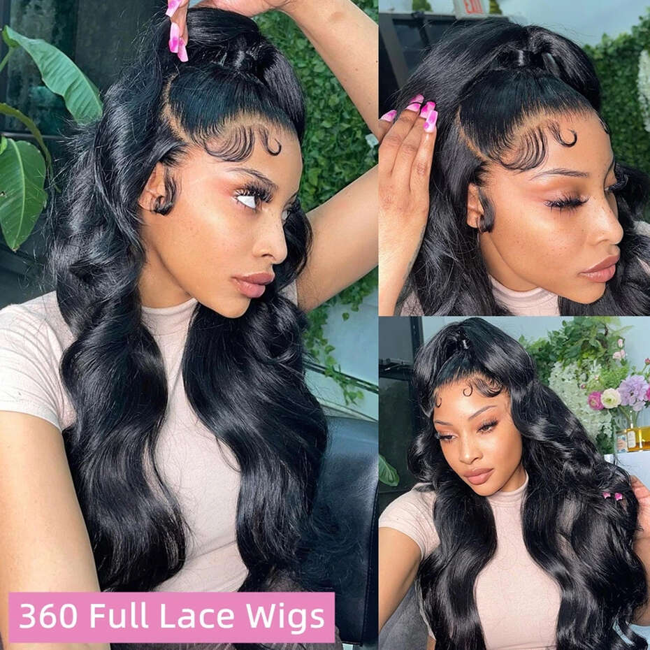 36 38 Inch 13x4 Human Brazilian Body Wave Front Wig 13x6 HD Lace Frontal Wigs For Women Bg Hair