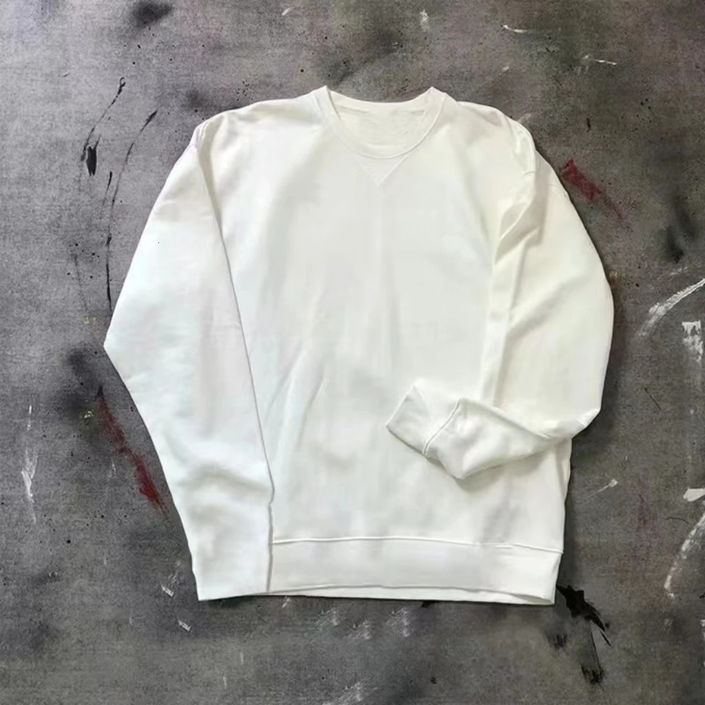 Fall Mens Solid Color Long Sleeve Sweater Hoodie Cotton Loose Comfortable Stone and Womens Sweaters 241010