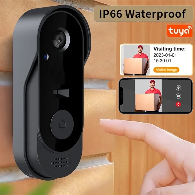 Wireless bundled doorbell with camera smart home WIFI high-definition outdoor mobile phone camera security video intercom night vision 241019
