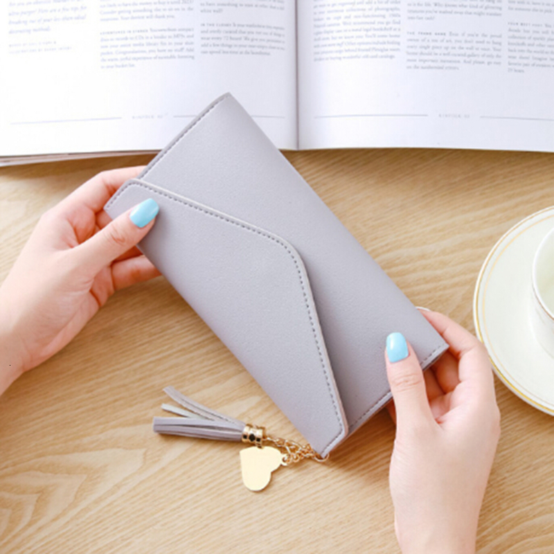 2024 Fashion Women's Wallet Zipper Wallet Black Light Grey Red Long Handbag Wallet Soft PU Leather Money Bag