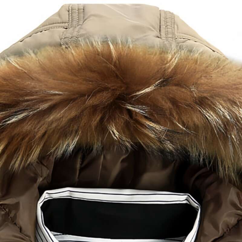Cross border new men's down jacket Korean version thickened large fur collar men's down jacket trendy one-piece hair replacement 63
