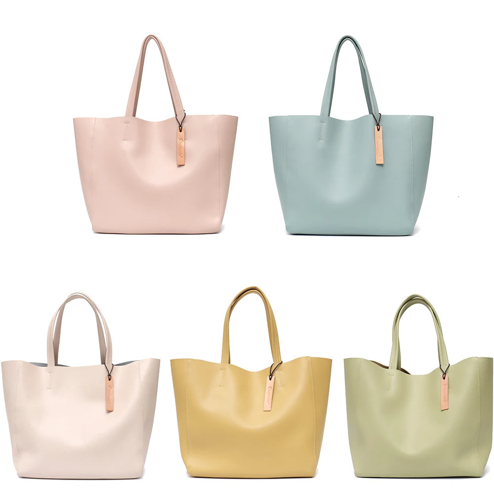 SC Leather Handbag er Leather Handbag Womens Shoulder Bag Fashion Womens Large Capacity Inner Lining Bag 241018