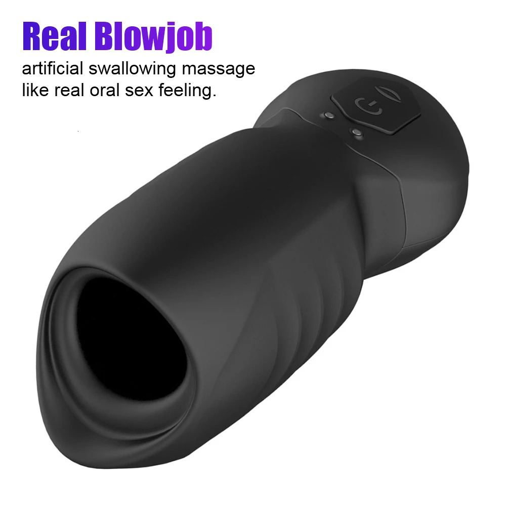 Automatic Male Masturbator Glans Sucking Vibrators Vaginal For Men Penis Pump Enlargement Cock Exerciser Sucker Sucks Sex Toys 241010