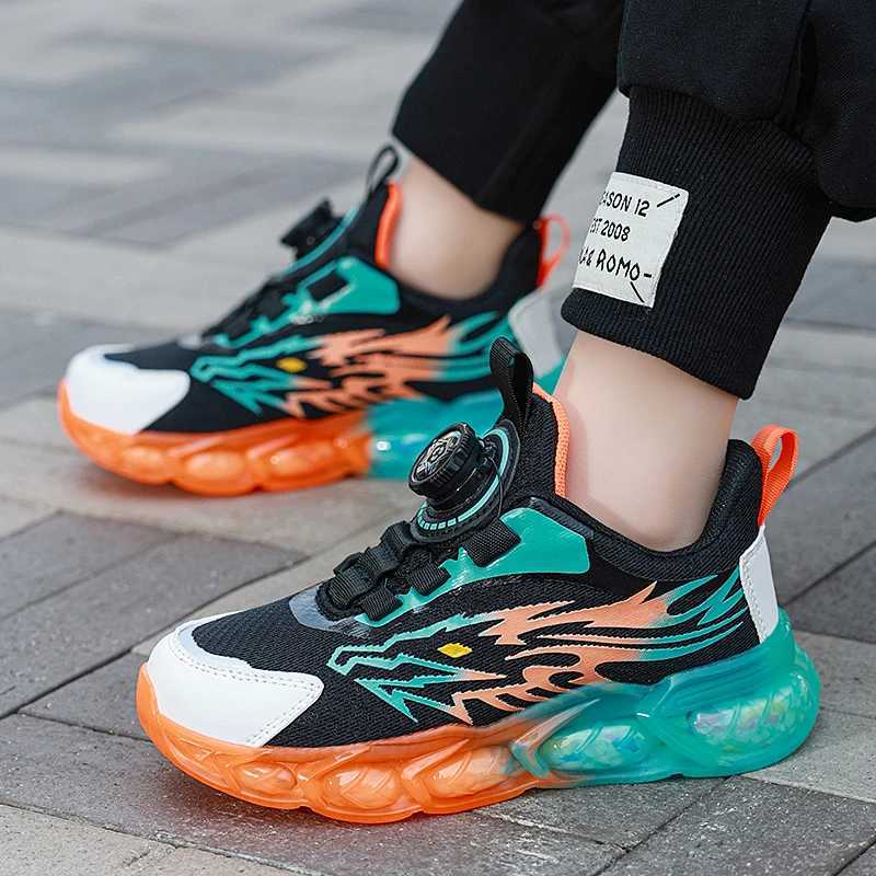 Athletic Outdoor Boys Girls Sneakers Kids Tennis Shoes for Walking/Running Lightweight Breathable Gym H241019 Q1PY