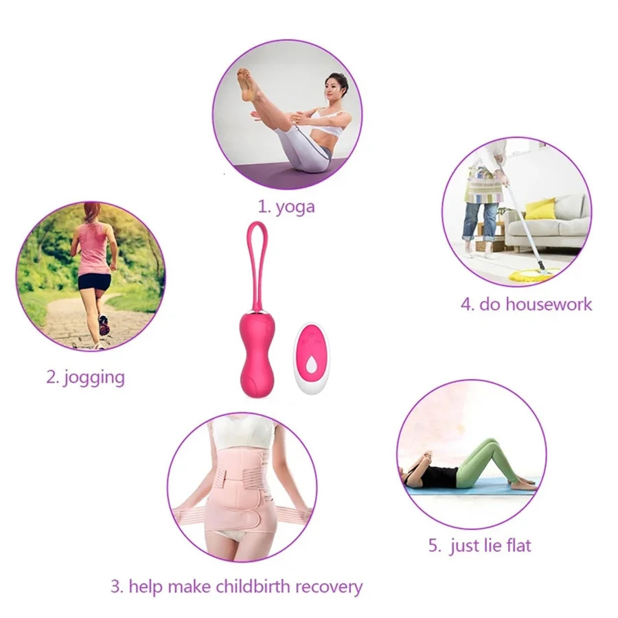 Wearable underwear vibrating egg vaginal ball vibrator tightening massage exercise Kegel female masturbation toy 241009