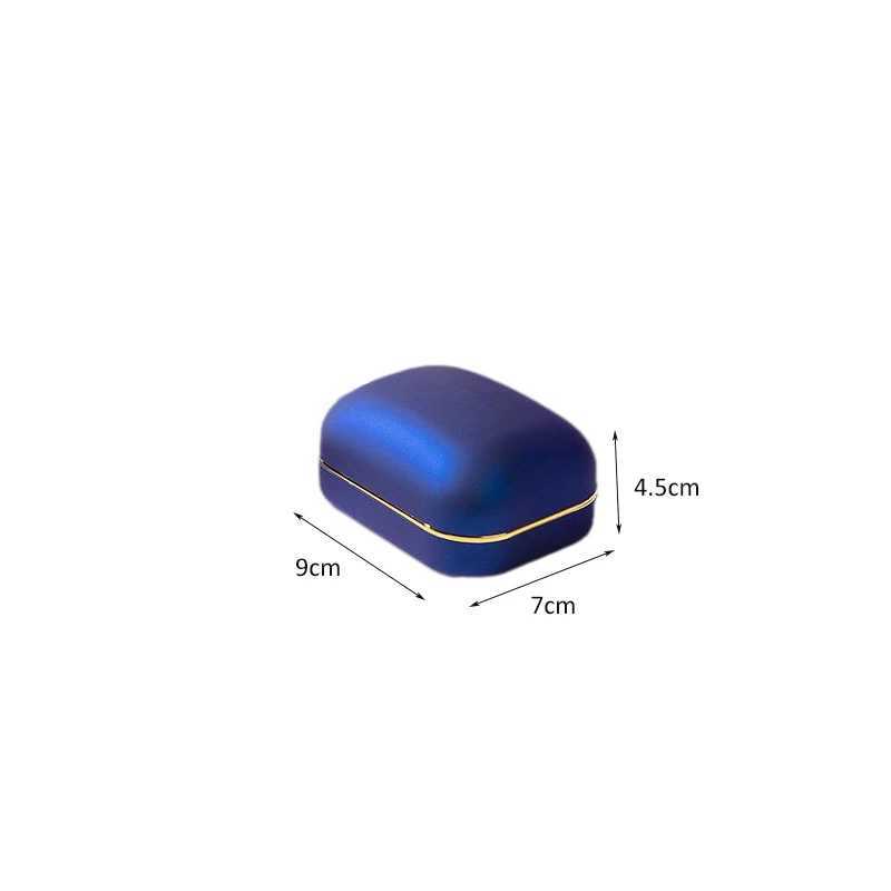 Matte jewelry box pendant with LED light ring necklace jewelry box high-end creative jewelry packaging box W241019