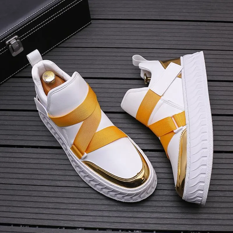 High Top Designer Boots Chaussure Homme E Marque Fashion Sports Leisure Board Tide Men's Increasing Soft Soled Shoes Sneakers