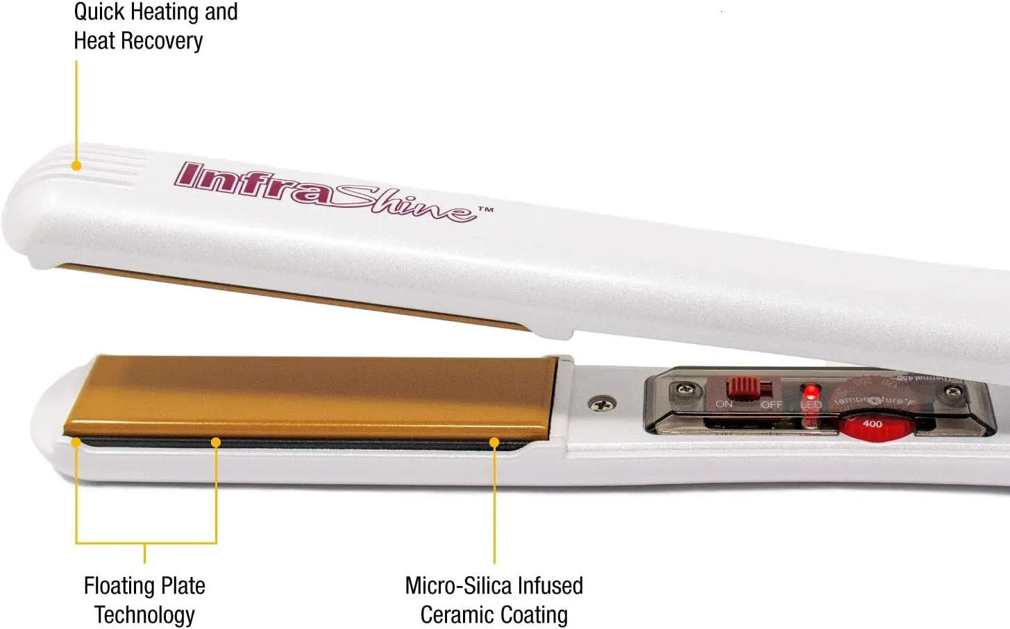 Redline Professional 1 White Straightener 241018