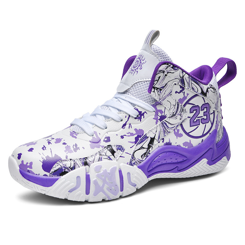 High top basketball men, practical training for teenagers, primary and secondary school students, adult men's sports shoes