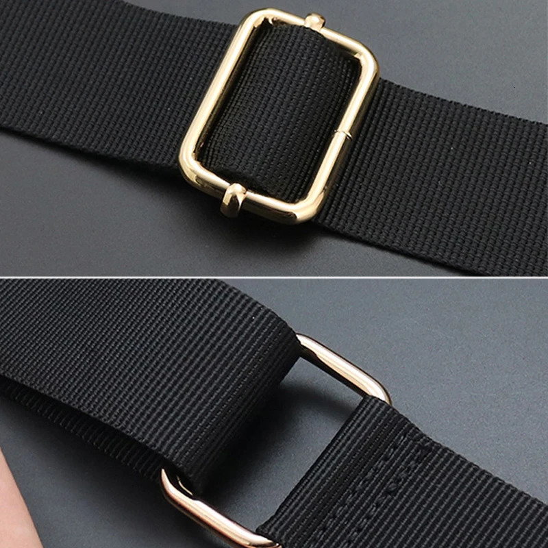 130CM Nylon Black Color Handbags Strap Shoulder Bag Belts For Bags Adjustable Replacement Handles Accessories 241017