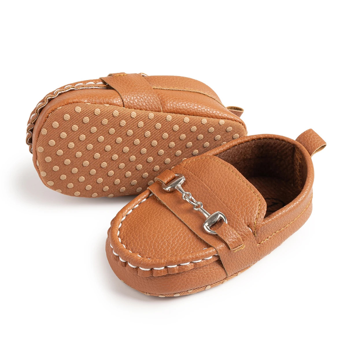 KIDSUN 3colors born Infant Boys Girls Shoes PU Leather Loafers Dress Oxford Prewalker Walking Flat Lazy Crib 241018