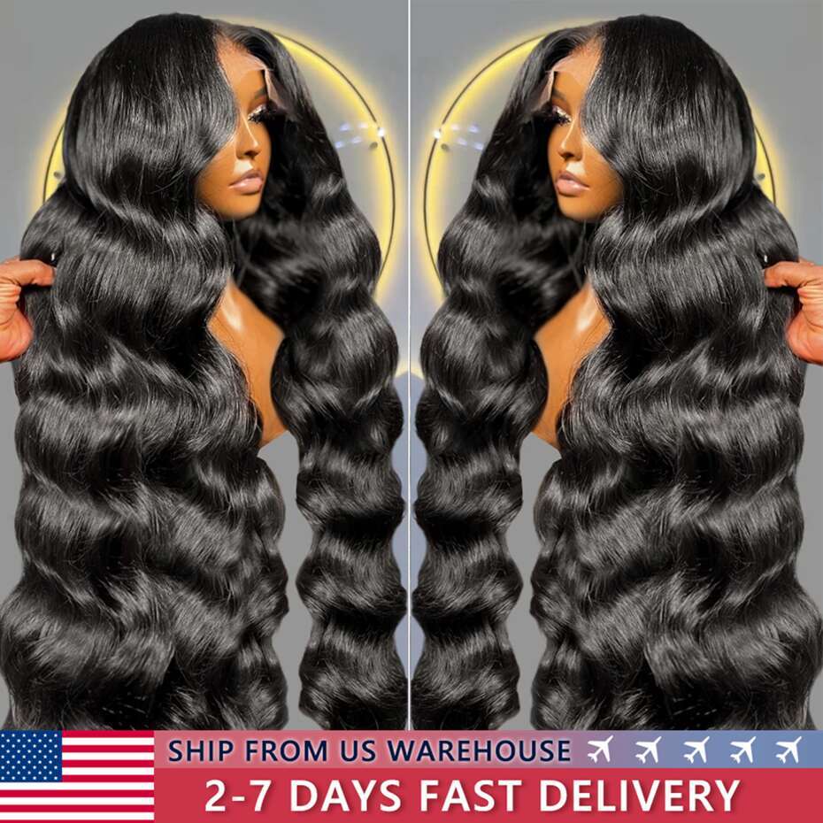 Body Wave Inch x HD Lace Front Human Hair Wigs X Glueless Wig Ready To Wear Brazilian Frontal For Women al
