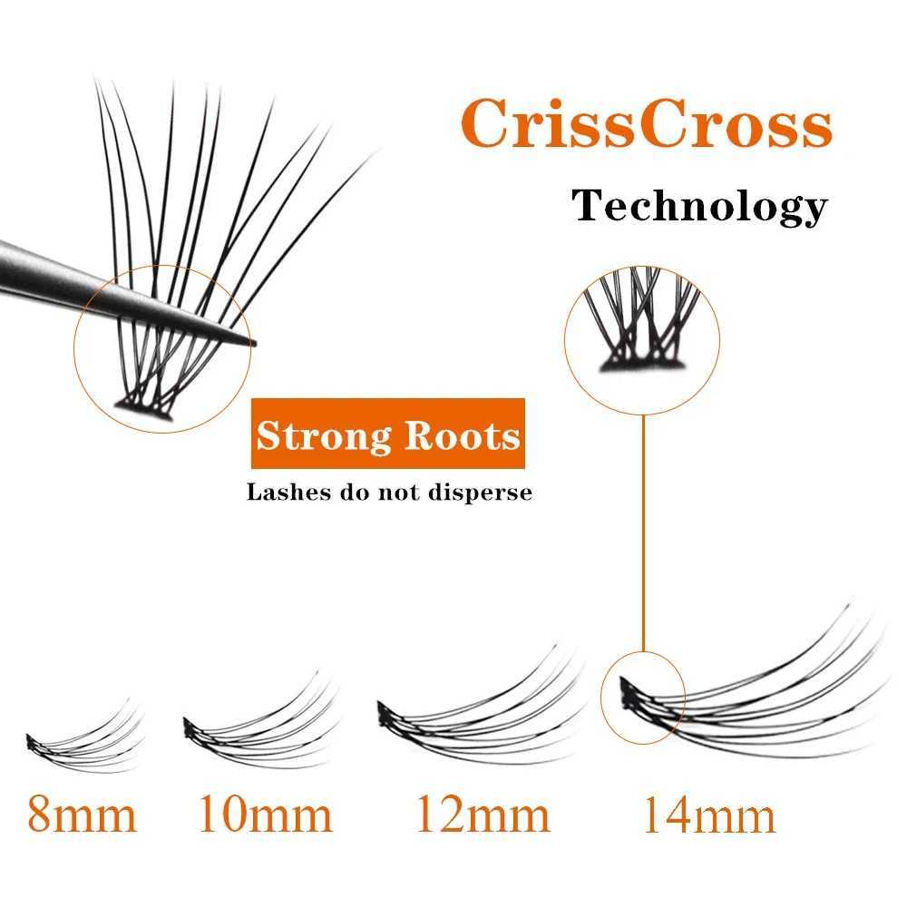 10D Clusters False Eyelash Natural Thick Eyelashes Extension 3D Individual Eyelash 1 Box/60 cluster Makeup Tool Lashes WholesaleXJ241019