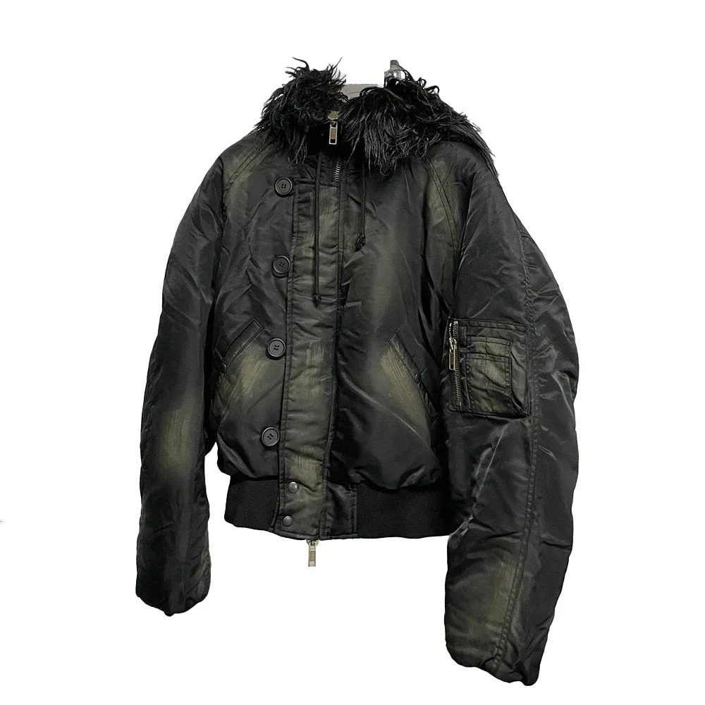 NIGO Mens Spring And Autumn Solid Color Washed Zipper Retro Hooded Jacket Coat Ngvp #nigo8846 241019