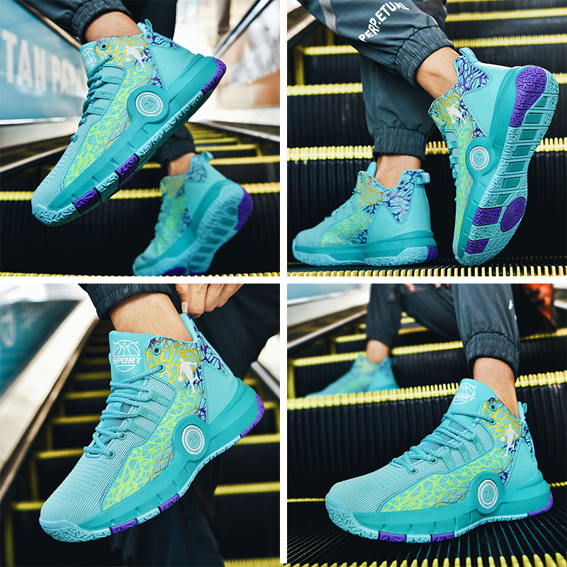 Basketball Shoes Kids Sneakers Breathable Mesh Men Shoes Student Fashion Anti Slip