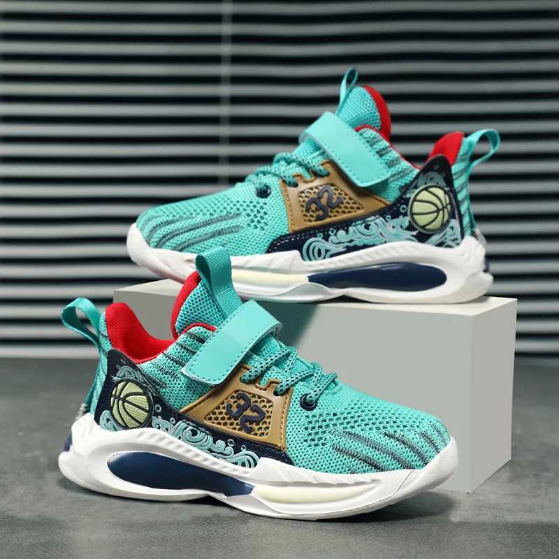 Athletic Outdoor Childrens shoes boys sports shoes summer mesh breathable childrens running tennis casual sports shoes boys sports shoes H241019