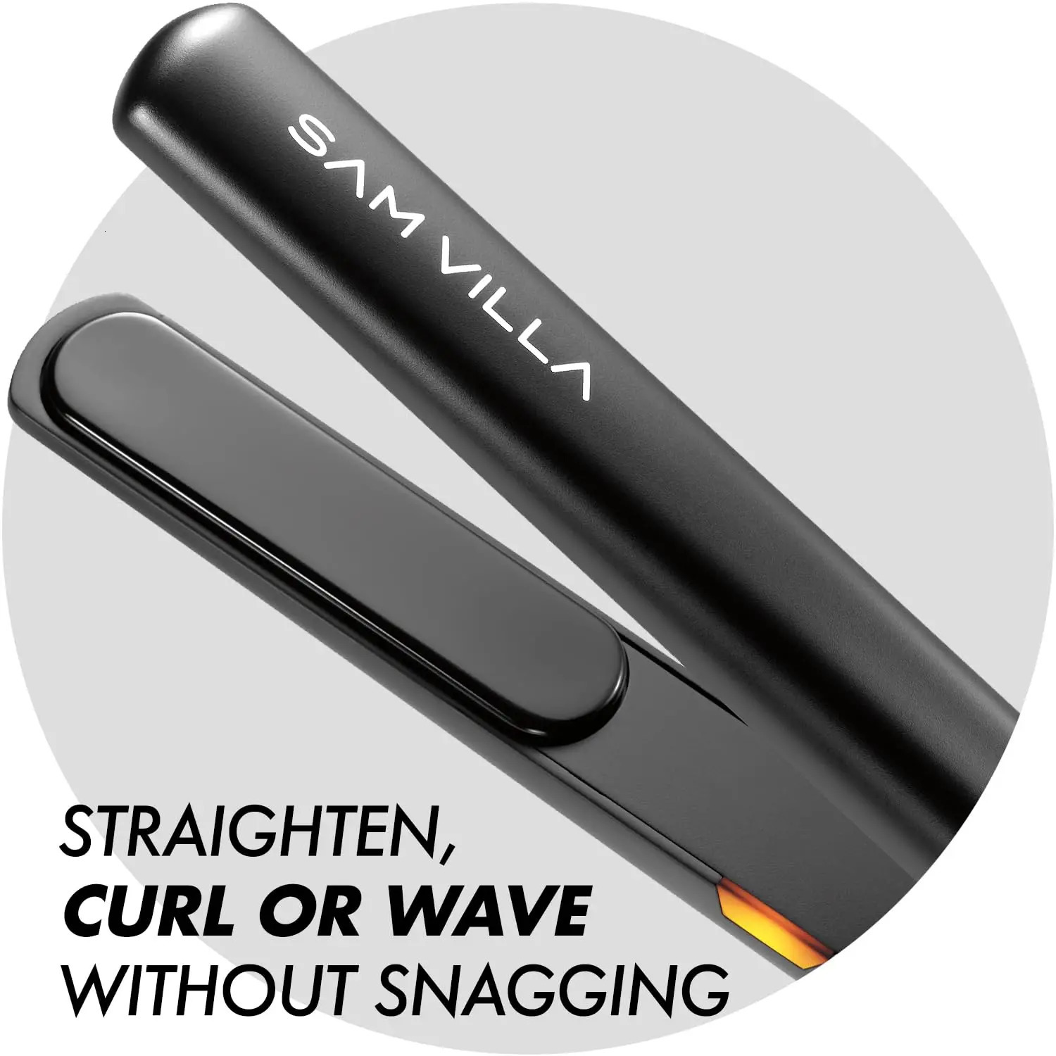 Professional ceramic tourmaline ion flat iron straightener with precise thermal control 241018