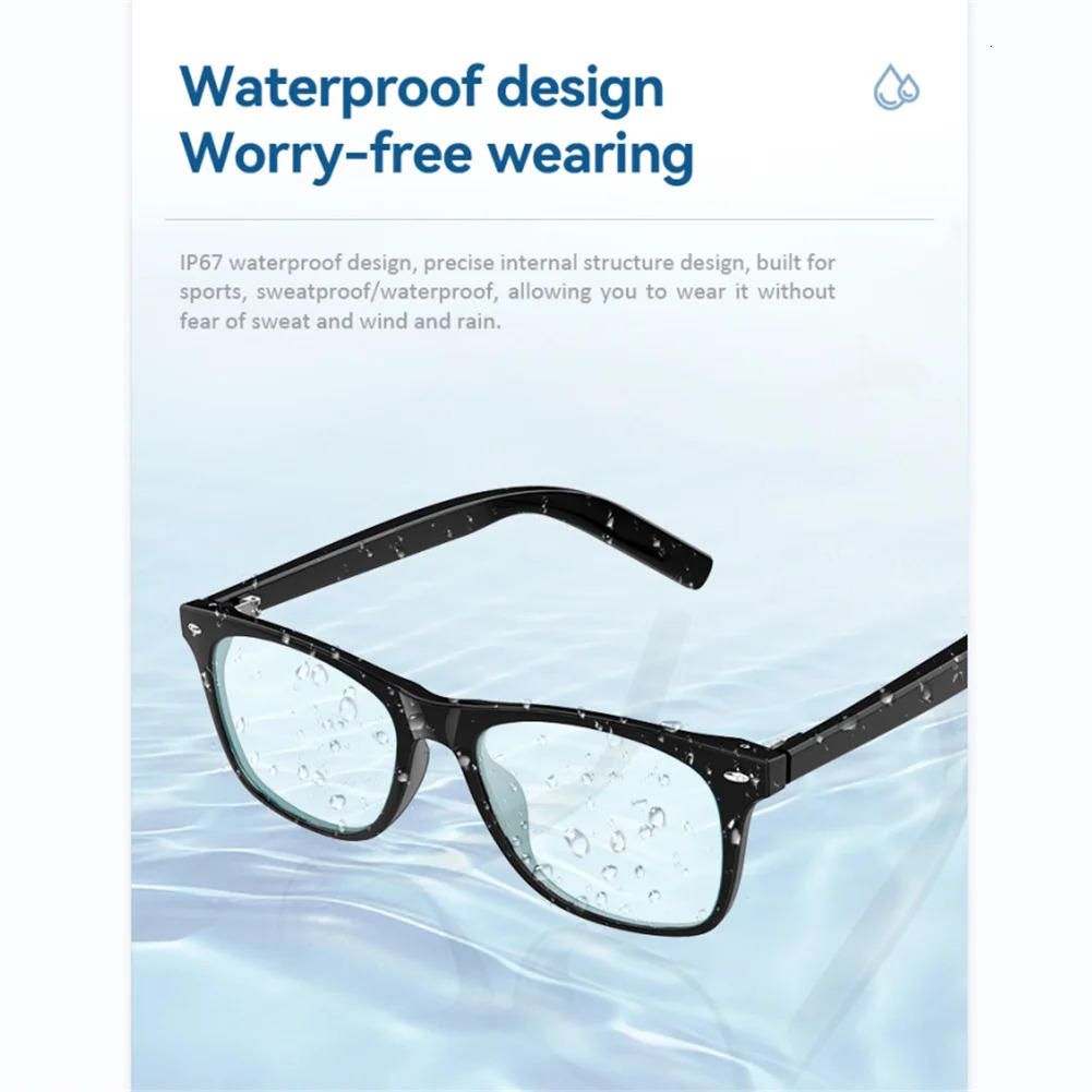 G05 Bluetooth smart glasses wireless sunglasses open earphones waterproof hands-free calling sunglasses 241019 ww