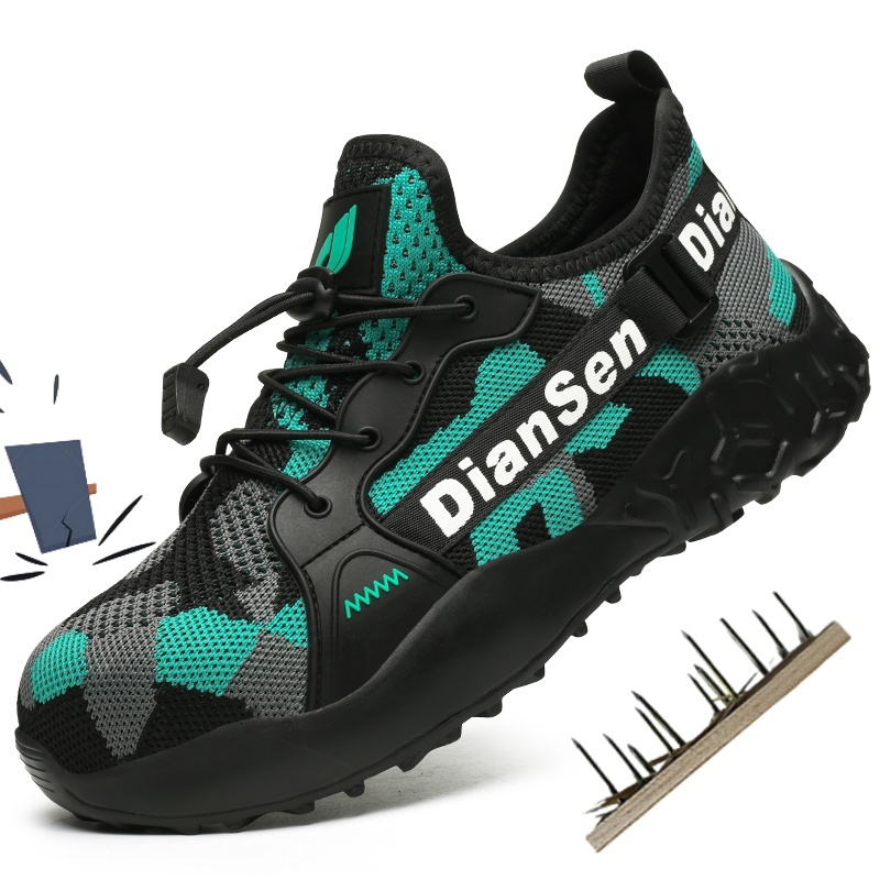 Toe Summer Steel Work For Men Construction Sneakers Light Breathable Safety Boots Anti Puncture Working Shoes Ddmywed Ddmysaturn
