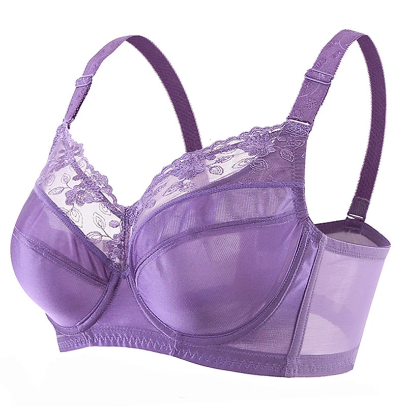 Womens smooth and sexy full coverage underwear without padding bra 34 36 38 40 42 44 48 B C D E F G H 241008