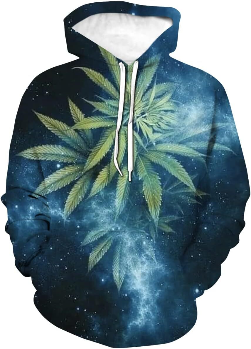 Hoodie for Mens Womens Mens Hoodies Psychedelicmi Rainbow Printed Starry Sky Sweatshirt Hoodie Graphic Hoodies sweatshirt breathable