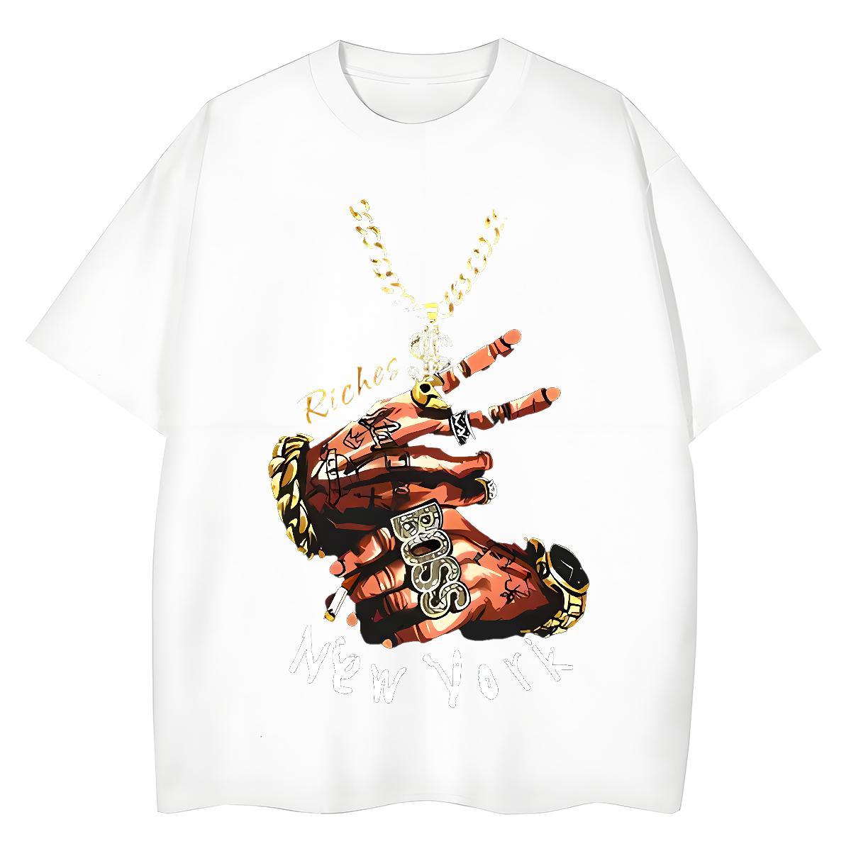 Designer T Shirts Women 230g Pure Cotton Short Sleeve O-Neck Home Outdoor hands Woman Tshirt Wholesale Plus Size Cartoon Top Tees