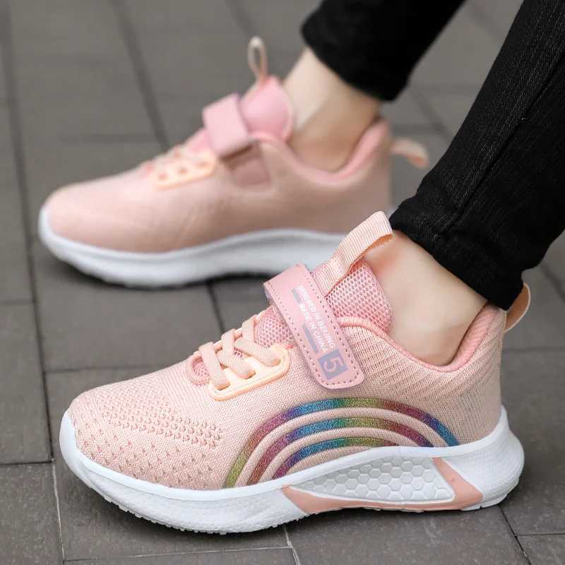 Athletic Outdoor Girls Sneakers Toddler Little Kids Tennis School Walking Shoes H241019