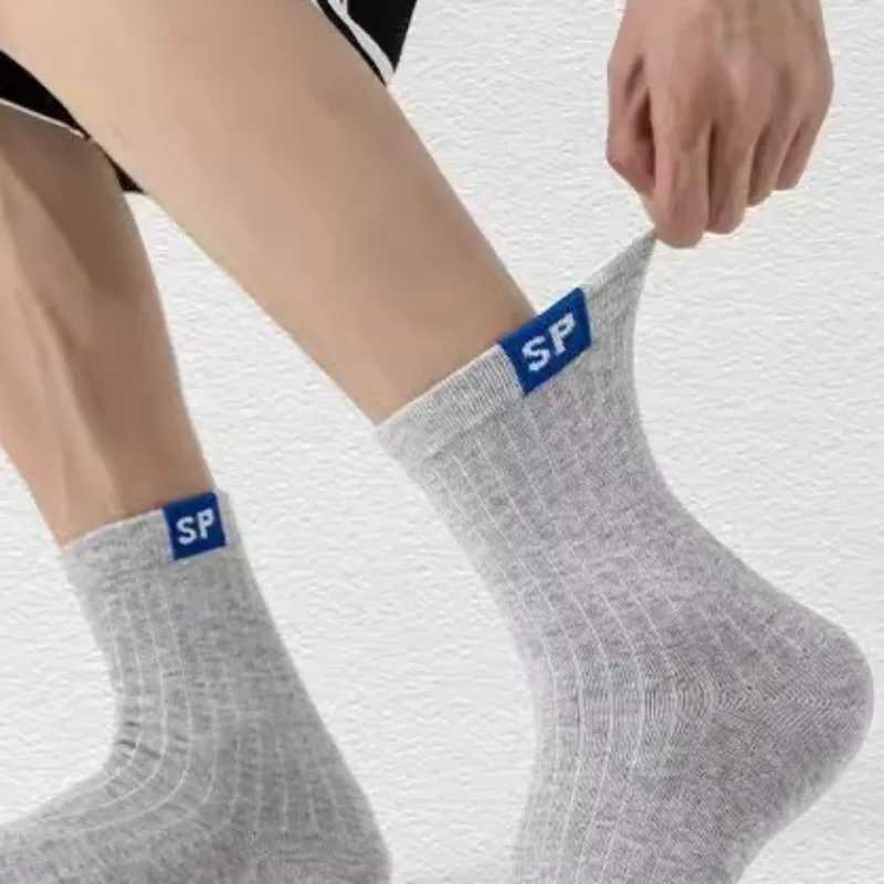 Anti Friction Men Warm Sock Autumn Winter Thick Mid Length Sports Cotton Socks Cold Outdoor Running Cycling Breathable HosieryXJ241019
