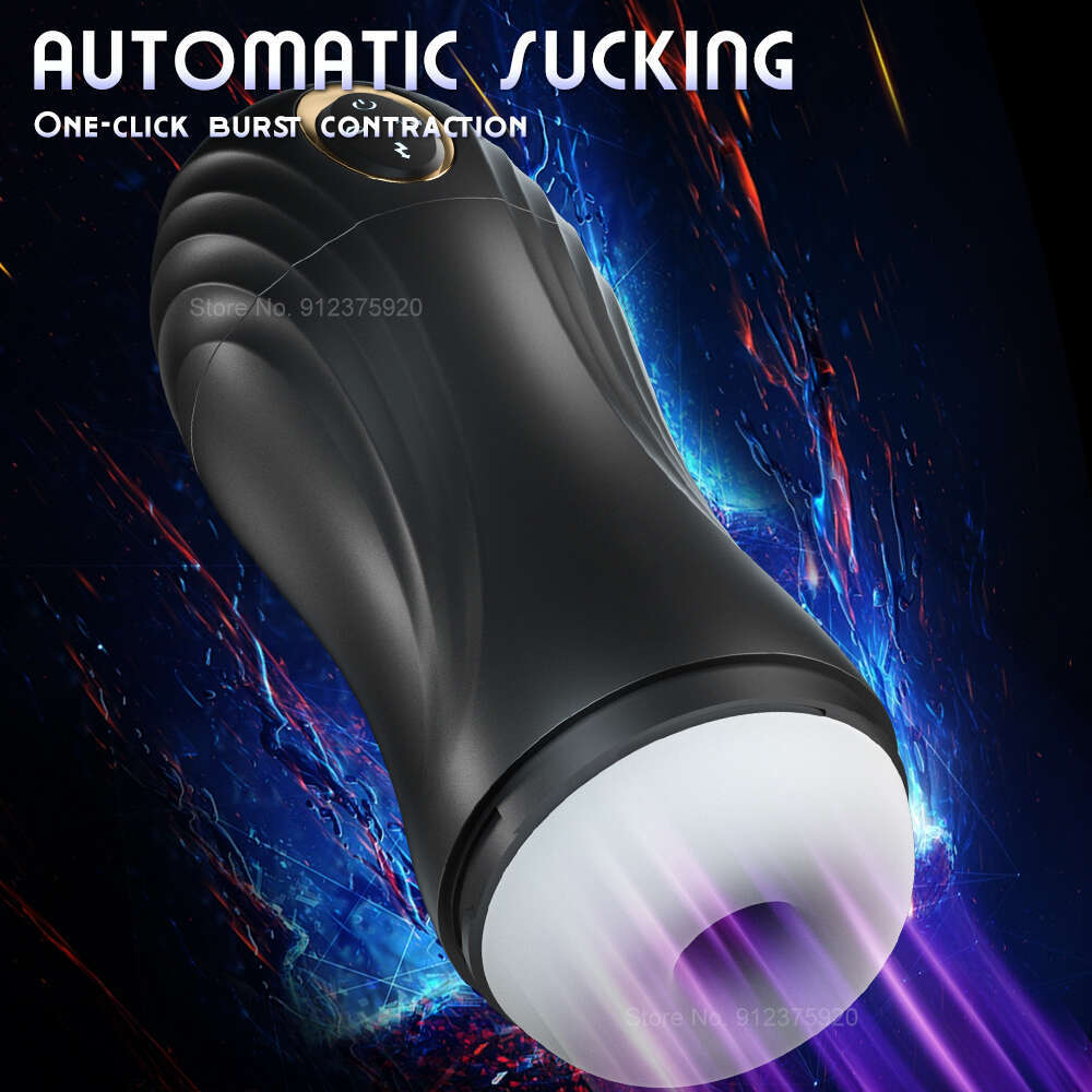 Automatic Sucking Male Masturbator Cup Sex Toys Adult Goods for Men Vagina Blowjob Vibration Masturbation Equipment Machine