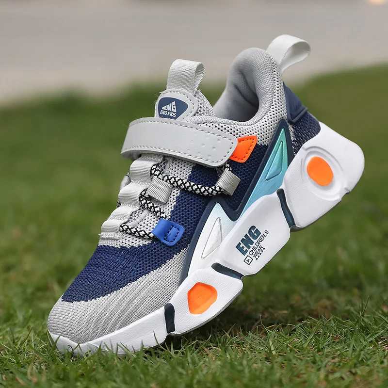 Athletic Outdoor Kids Sneakers Boys Girls Tennis Shoes for Running Athletic Walking Gym Sports Lightweight Breathable H241019