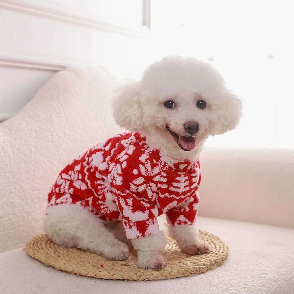 wholesale Supplies Christmas Elk Pet Costume Autumn Winter Coat Jacket Warm Pets Dog Sweater Clothes for Dogs Cats