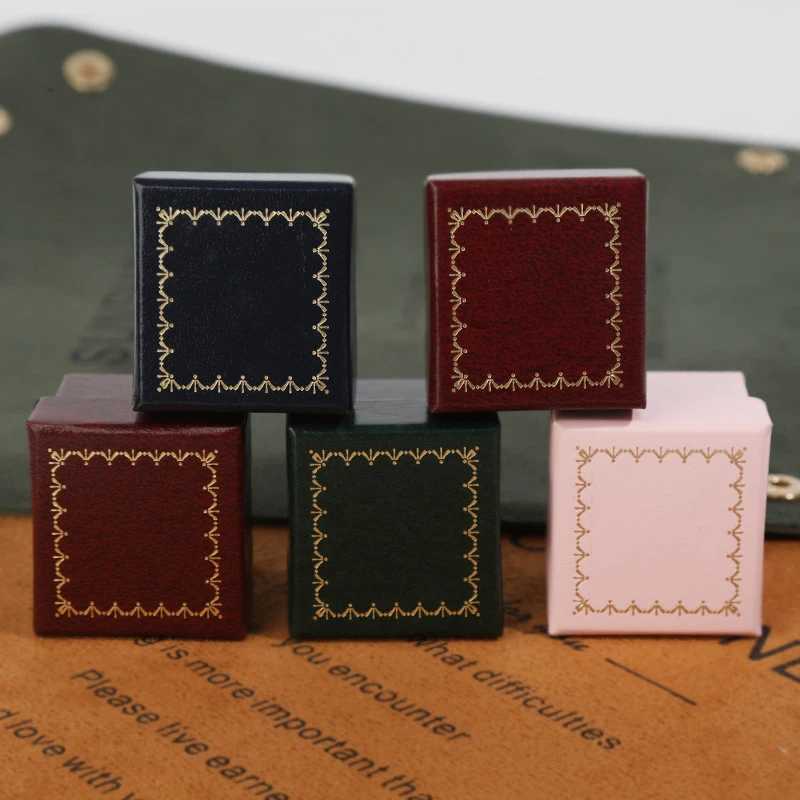 Retro mini ring box high-end diamond ring box recommended for wedding ceremony jewelry photography jewelry props W241019