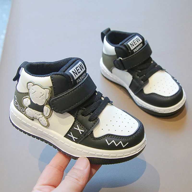 Athletic Outdoor 2024 New Childrens Sports Shoes Boys Fashion Board Shoes Dent Sports Shoes Girls Casual Shoes Outdoor Apartments Autumn Childrens Sho