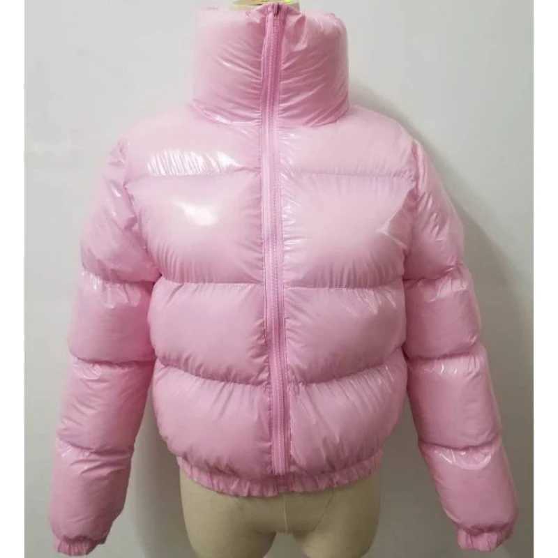 Women's Down Parkas Winter womens inflatable jacket warm bubble windbreaker Parka jacket zipper jacket cute cut Parka Abrigos Mujer Y241019XVZG