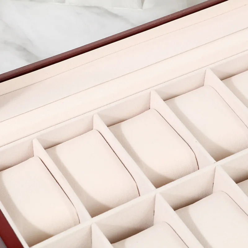 WellZone Classic Chinese Style Wooden Watch Box Antique Storage Box Watch Display Storage Box Friends Gift 241018