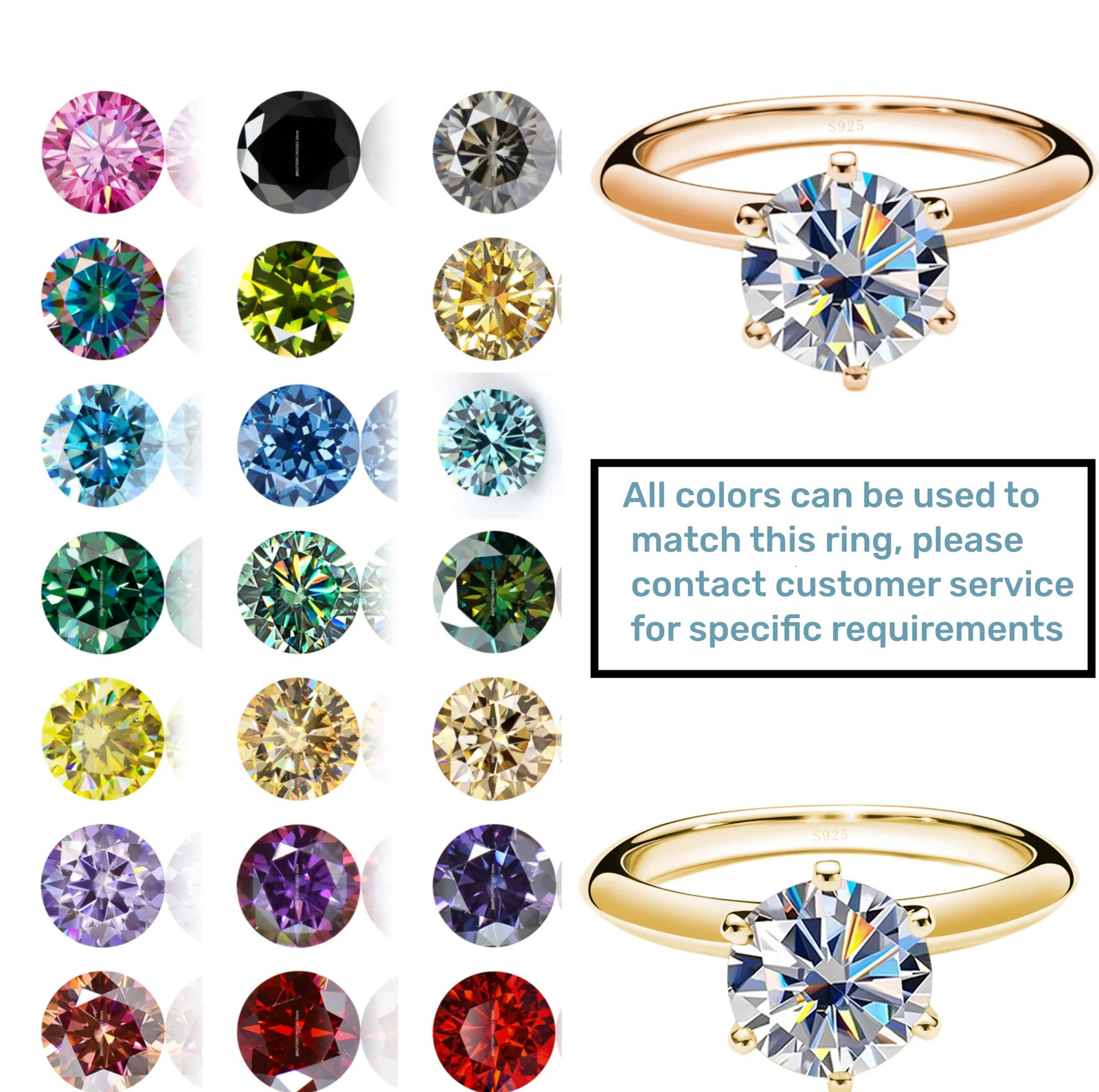 GRA Certified 1-5CT Ring VVS1 Laboratory Diamond Card Ring Female Engagement Promise Wedding Band Jewelry 241007