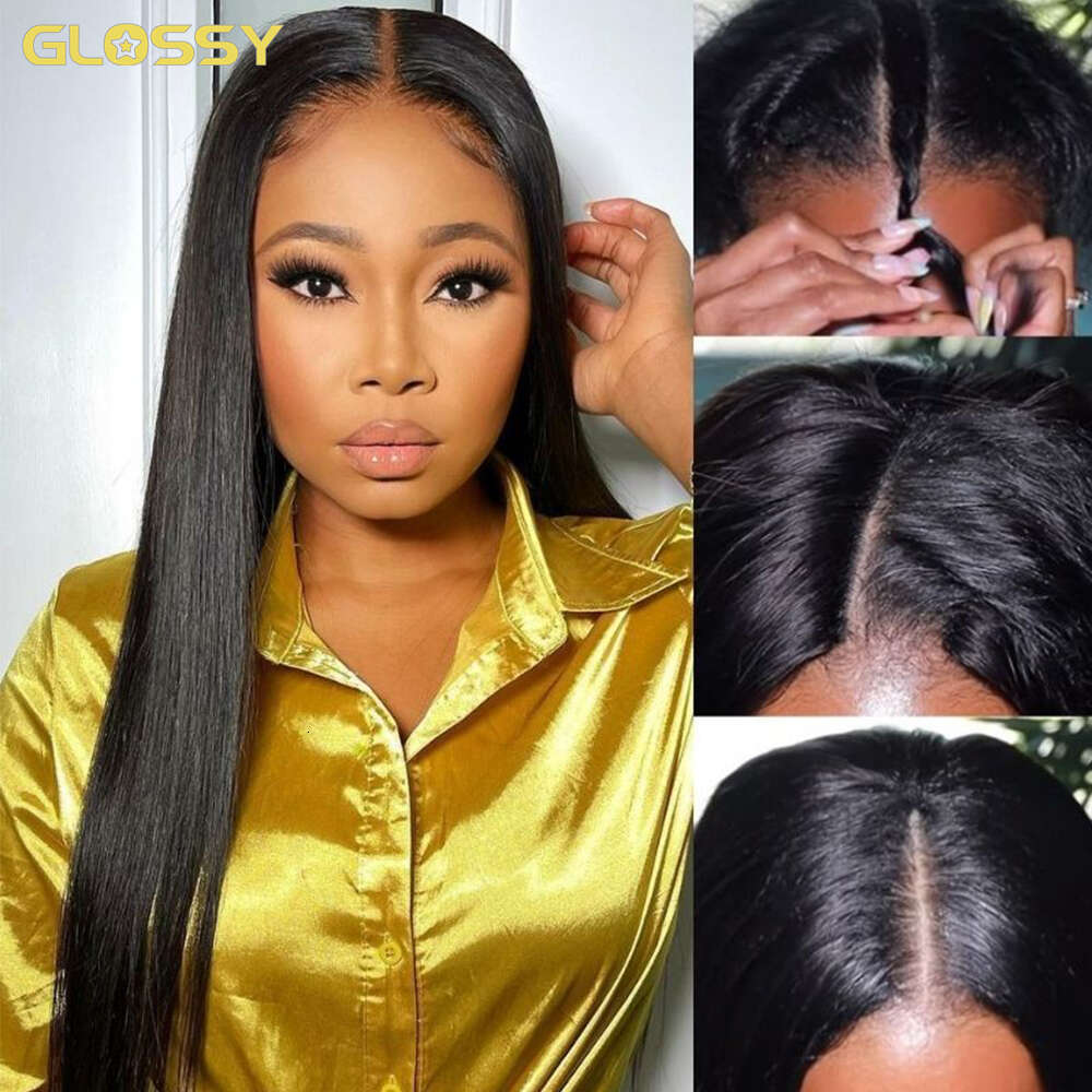 V Inch Straight U Part Wig Human Hair No Leave Out Thin Wigs for Women Density Glueless Ready To Wear On Sale s