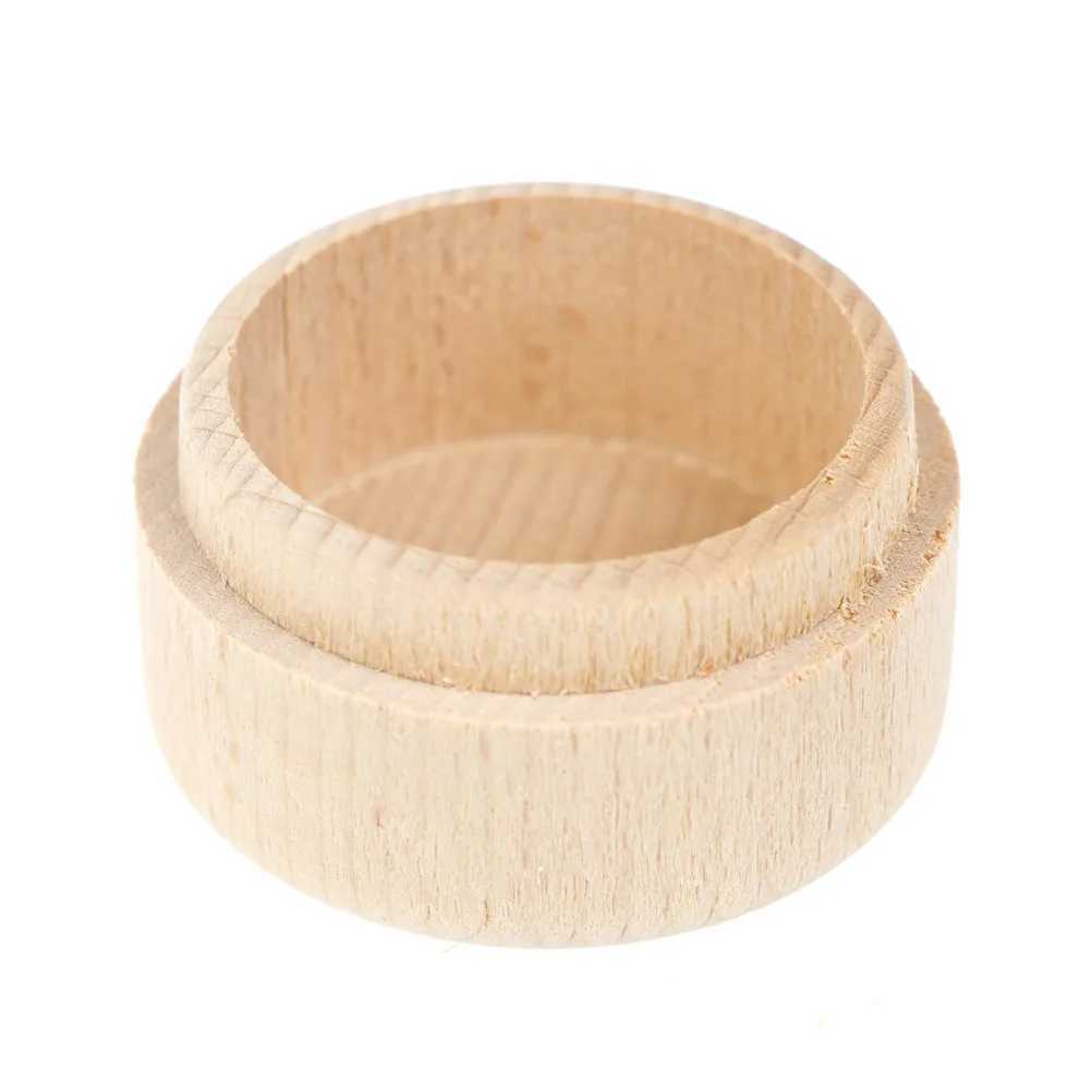 Wooden circular storage box ring box vintage wooden craft jewelry box luggage organizer accessories W241019