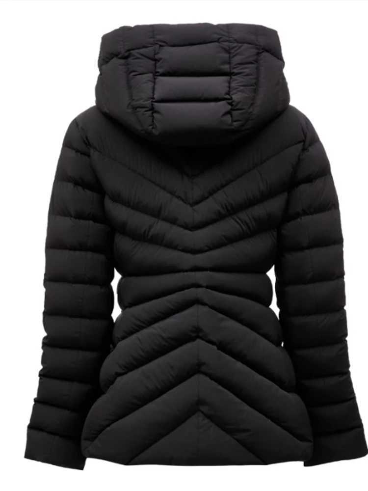 Autumn and winter puffer coat long sleeved hooded zippered down jacket with high quality and low priceX241019