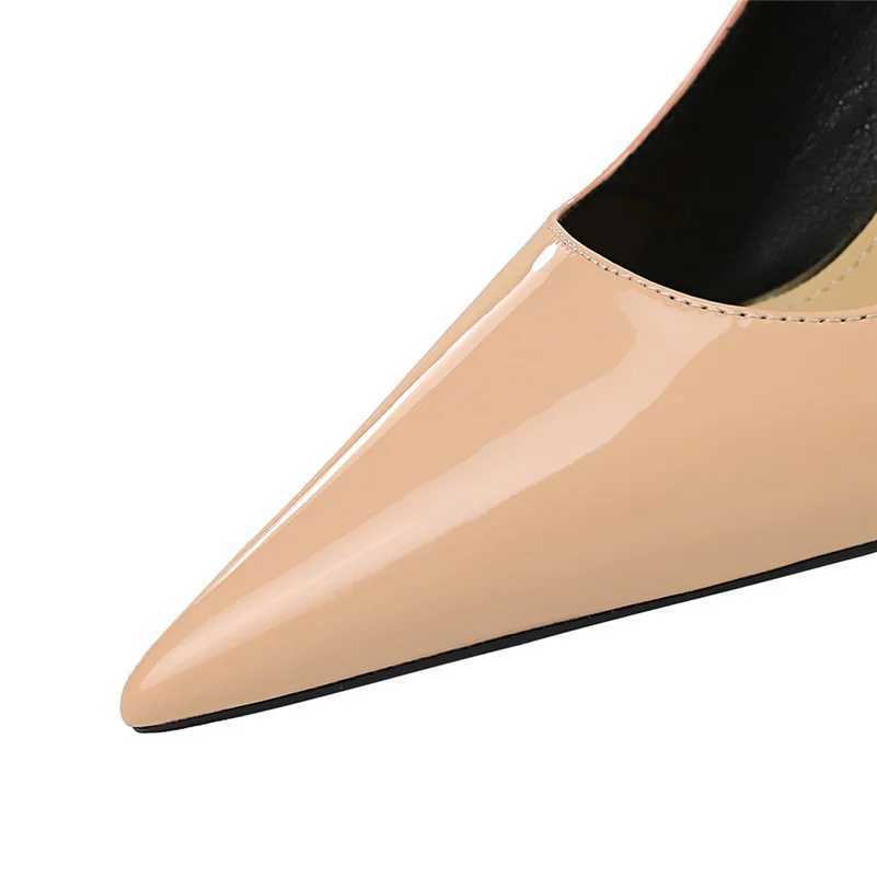 Female fetish 10cm high heels nude pump wedding bride thin high heels wedding sexy wine red high heels women scarf office party shoes Y241019